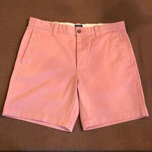 NWOT J. Crew 7” inseam pink shorts. Size 31.